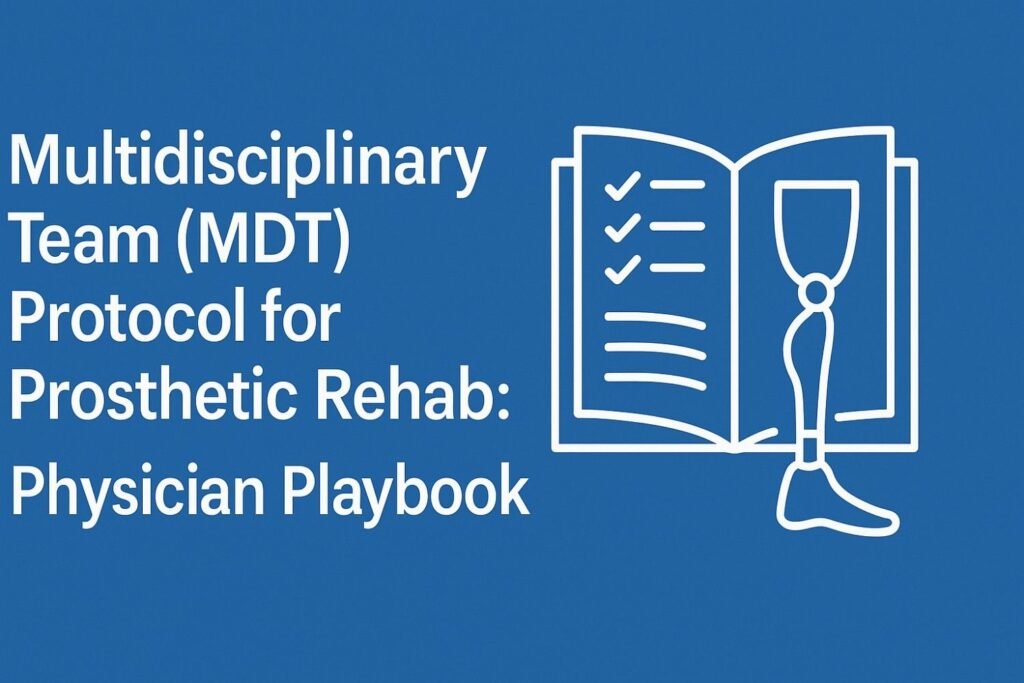 Multidisciplinary Team (MDT) Protocol for Prosthetic Rehab: Physician Playbook