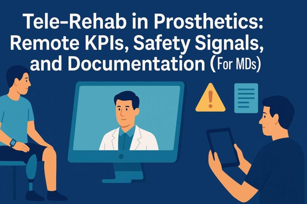 Tele-Rehab in Prosthetics: Remote KPIs, Safety Signals, and Documentation (For MDs)