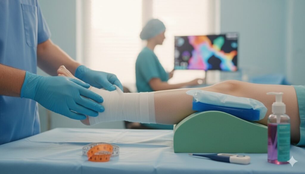 The first seventy-two hours after amputation are about balance