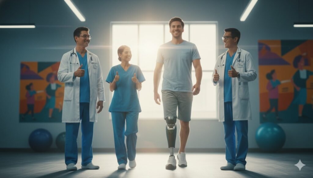 Confidence outdoors is often the biggest barrier for Indian patients