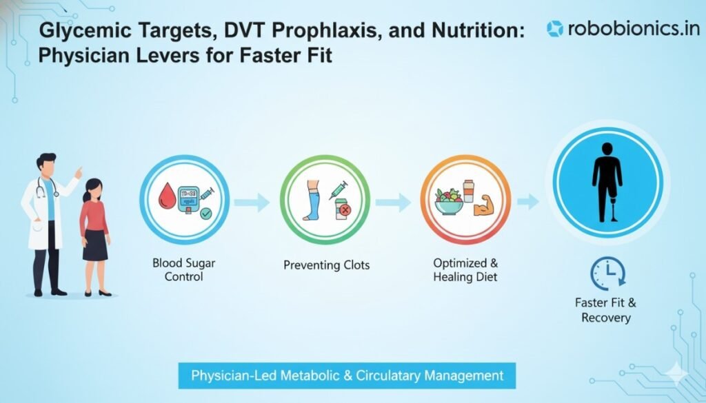 Glycemic Targets, DVT Prophylaxis, and Nutrition: Physician Levers for Faster Fit