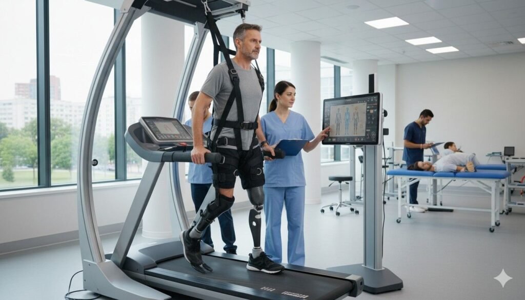 A steady routine helps patients build strength